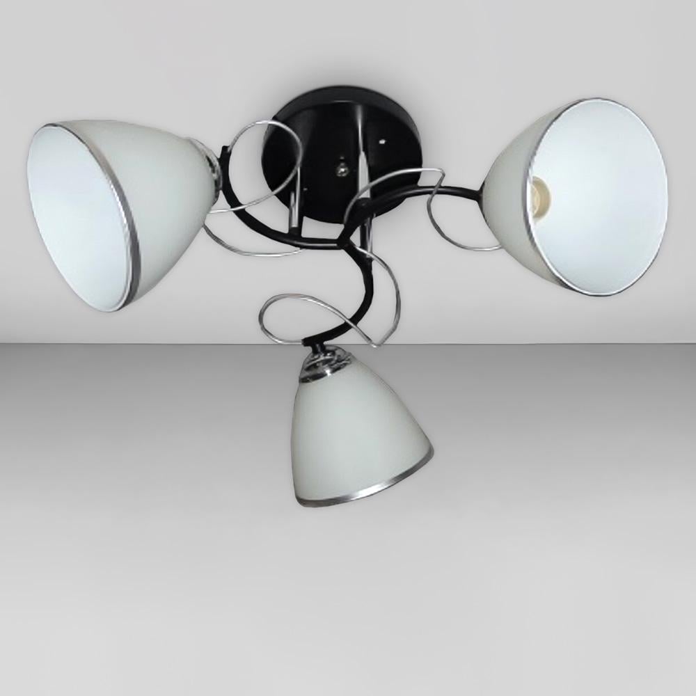Люстра потолочная Light House SRS-18500/3 Черный/Хром 