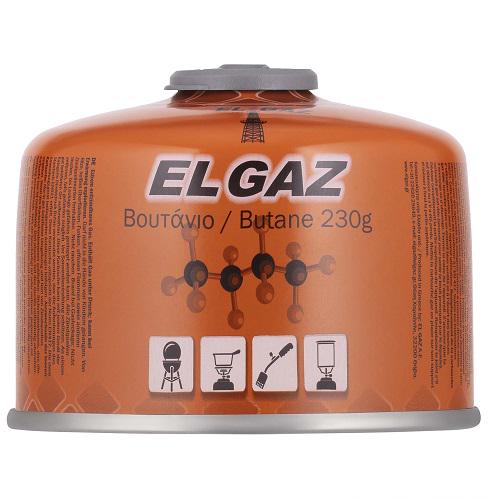 Балон газовий EL GAZ ELG-300 бутан з двошаровим клапаном 230 г (104ELG-300)