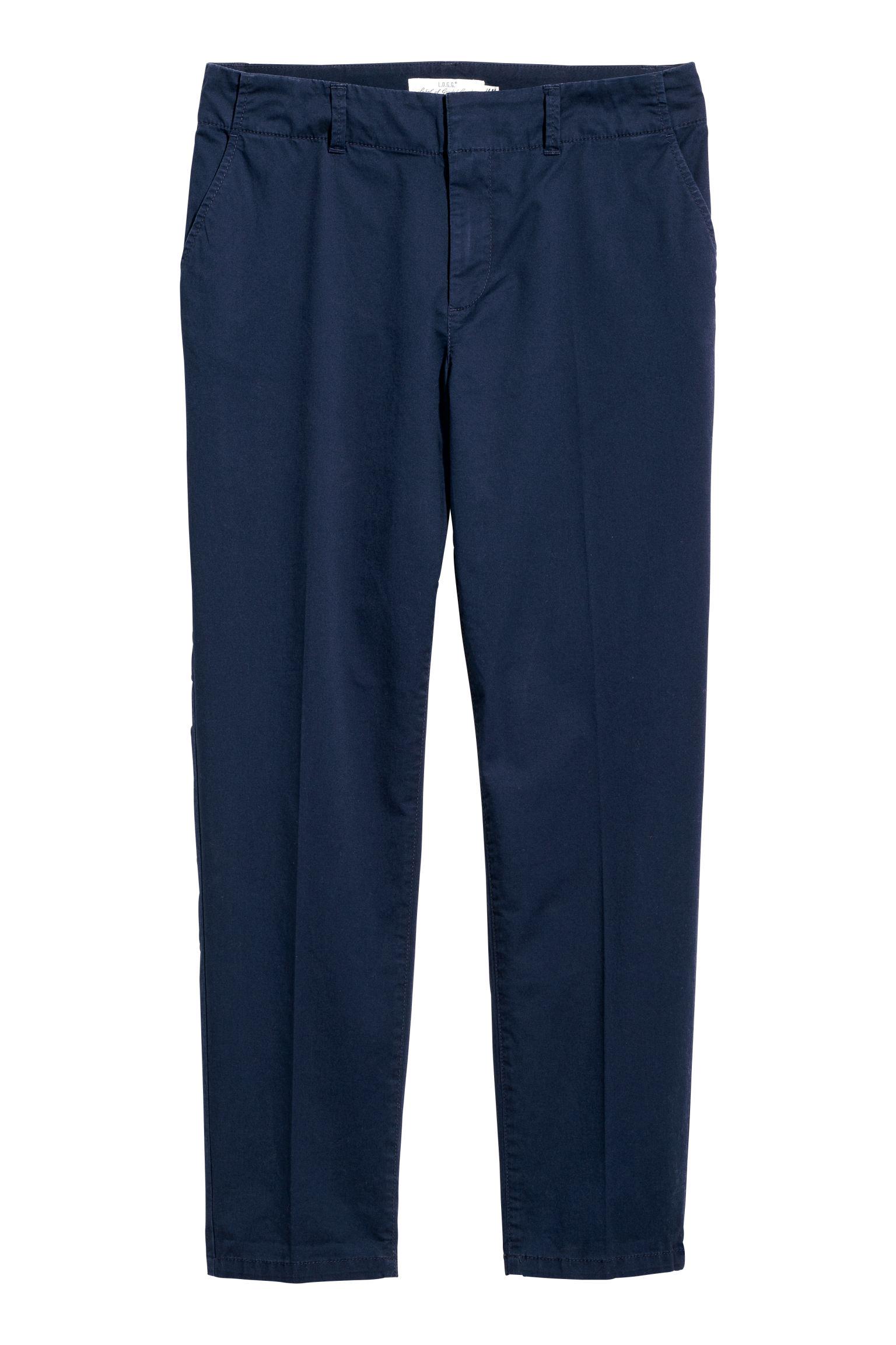 Брюки H&M р. 40 Синий (16075767737)