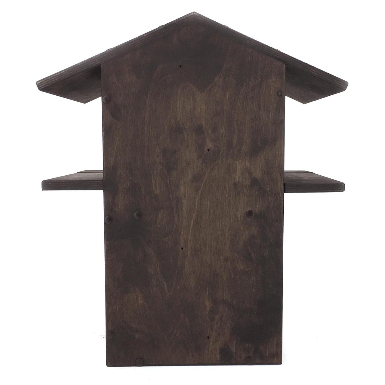 Будиночок для білок з дерева Манджур Венге (ДДБ-000812) - фото 8