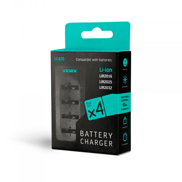 Зарядний пристрій Videx VCH-LC420 Чорний (2686110706) - фото 7 Зарядний пристрій Videx VCH-LC420 Чорний (2686110706) - фото 7