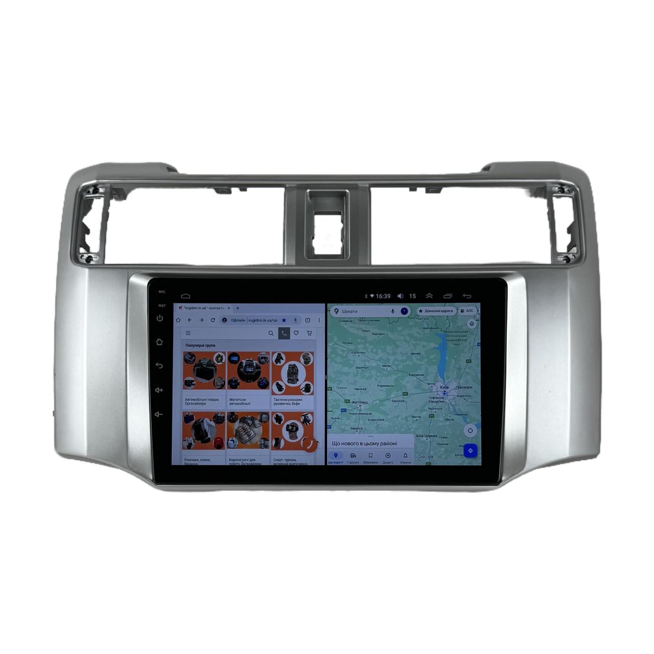 Автомагнитола для Toyota 4Runner 2009-2019 4G/XyAuto/8 core/DSP Sound/CarPlay/Android (М-ТК0856-9-Т5)