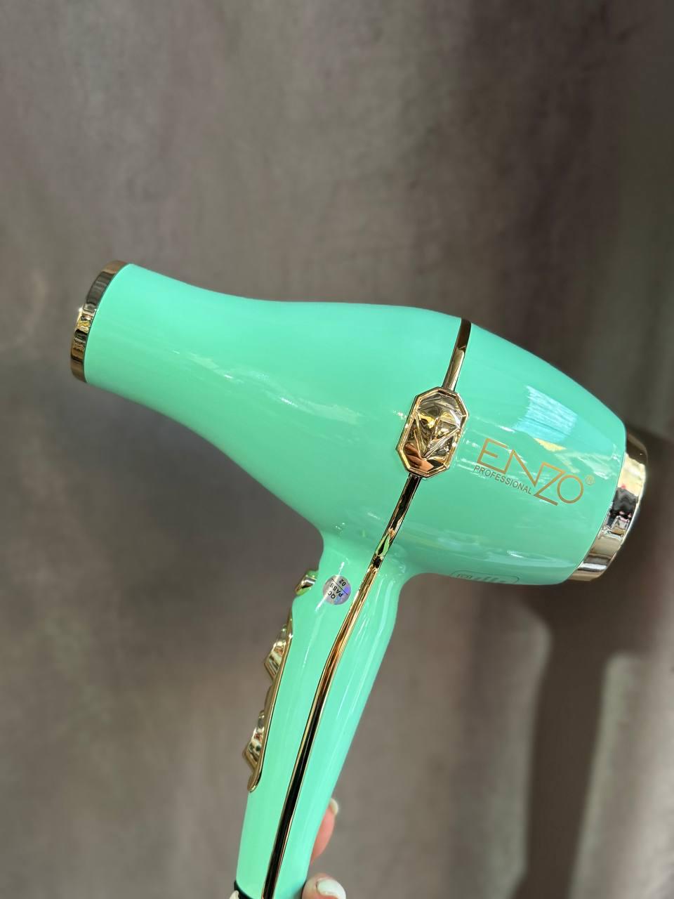 Фен для волосся Enzo EN-6006 з іонізацією 7500 Вт Світло-зелений (EN-6006) - фото 2 Фен для волосся Enzo EN-6006 з іонізацією 7500 Вт Світло-зелений (EN-6006) - фото 2