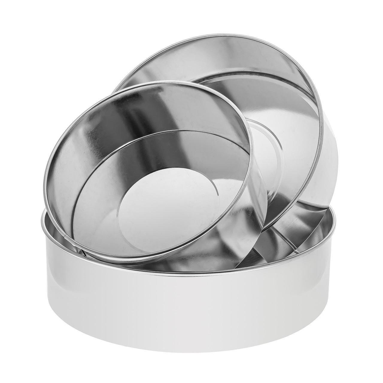 Набор круглых форм 18,5/23/26 см со съемным дном для сборки тортов и выпечки (1848000340) - фото 10 Набор круглых форм 18,5/23/26 см со съемным дном для сборки тортов и выпечки (1848000340) - фото 10