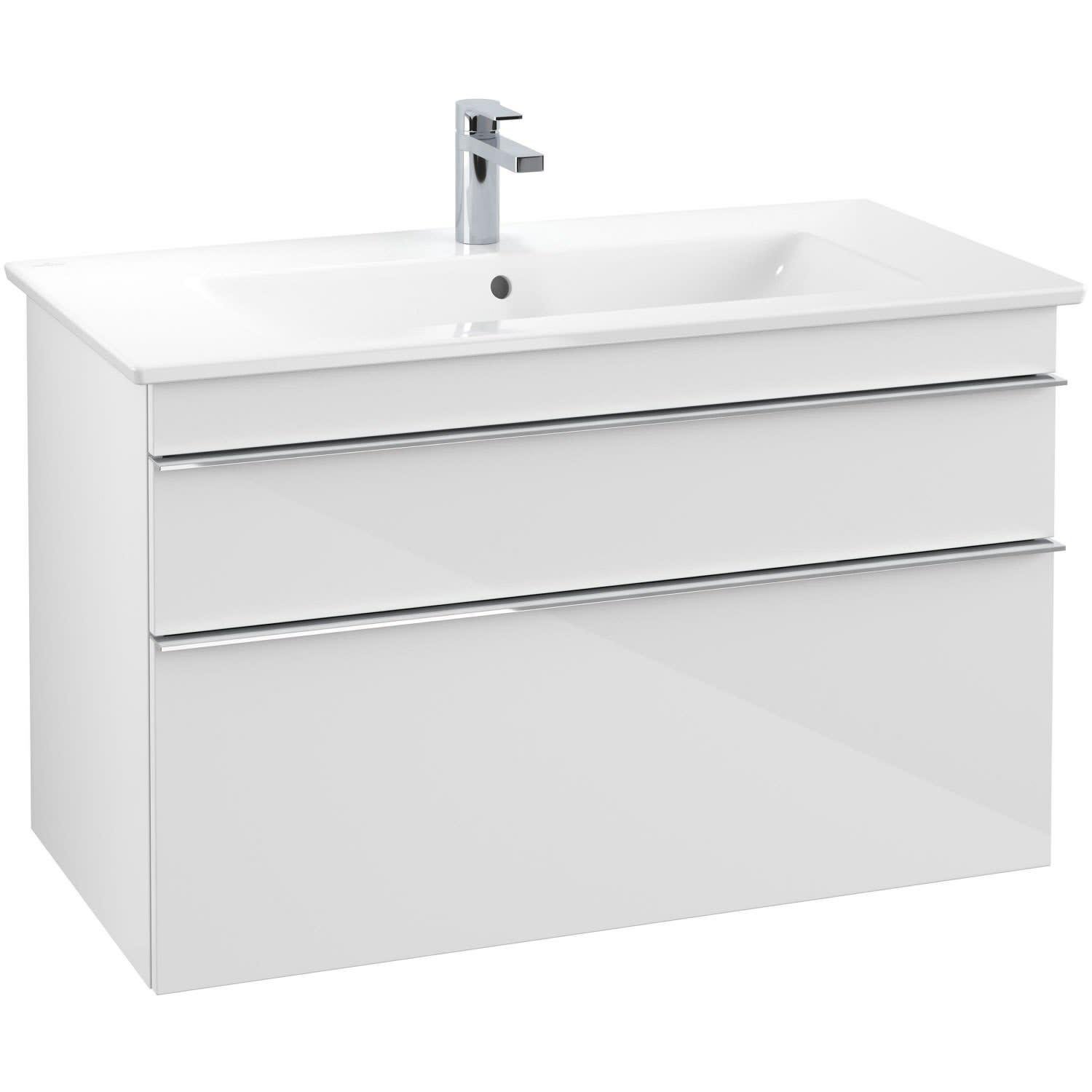 Тумба под умывальник подвесная Villeroy&Boch Venticello A92601DH 95,3x59x47,7 см Белый (87500)