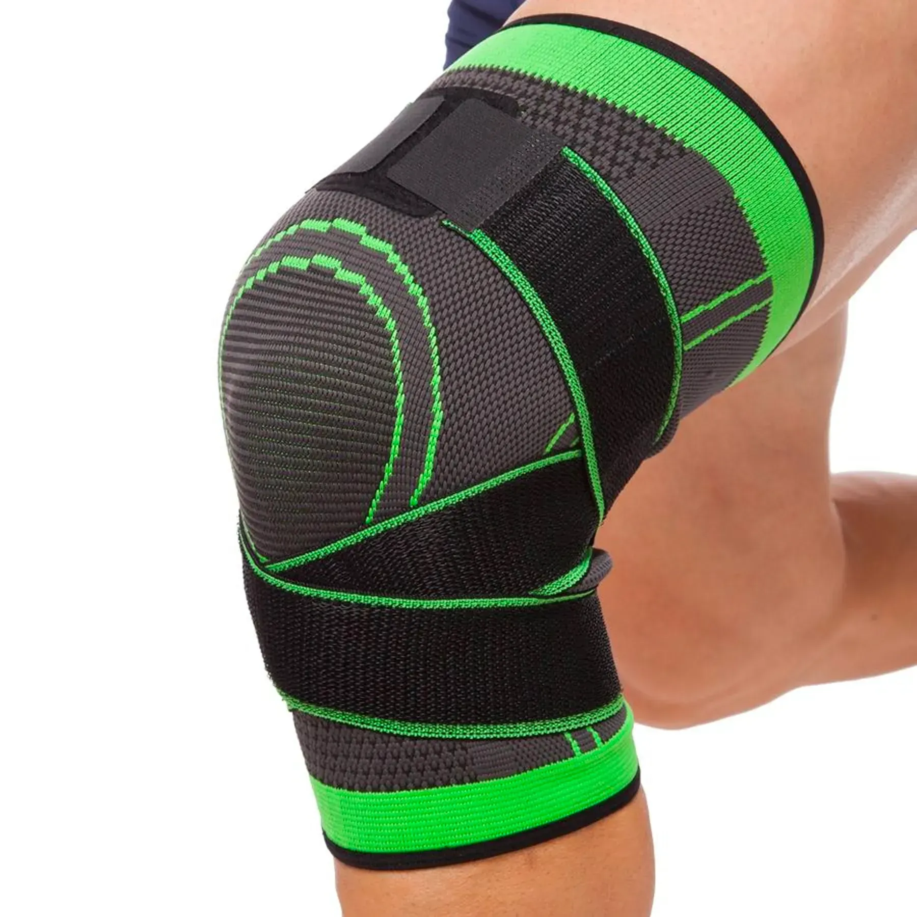 Бандаж колінного суглоба Knee bands еластичний L 1 шт. (30635552) - фото 2