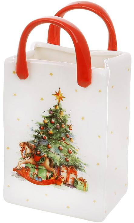 Подставка для кухонных принадлежностей Рождественская Елка 14,5 см