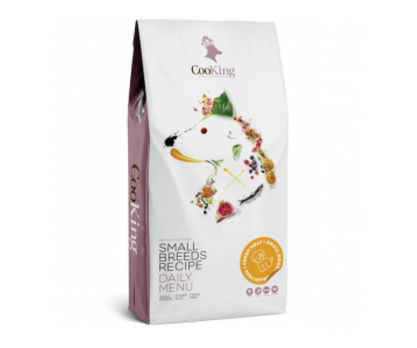 Корм сухой Cooking со свежим мясом сбалансированный/полнорационный для взрослых собак мелких пород 2 кг