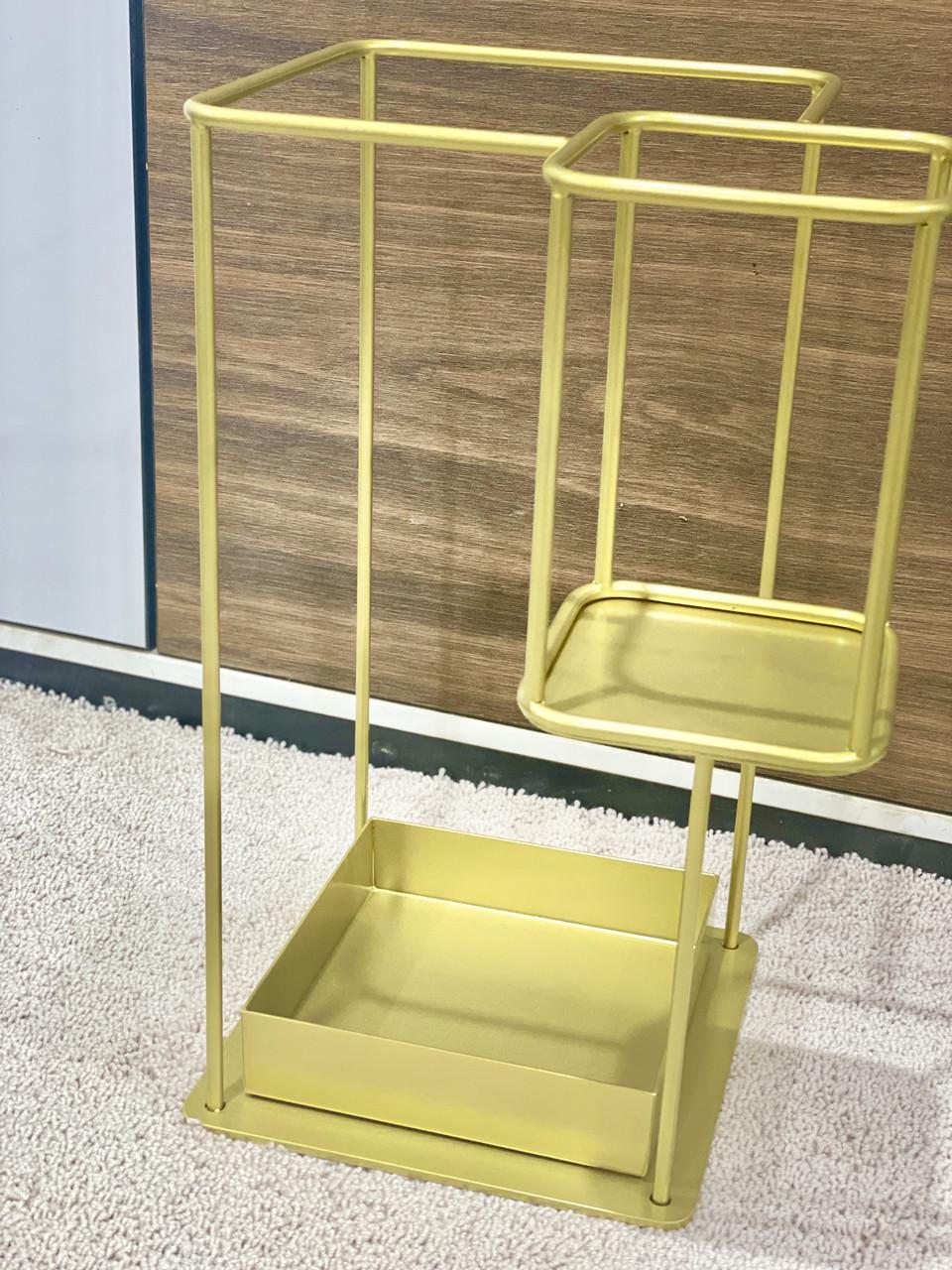 Стойка металлическая для зонтов Tokyo с порошковой покраской 50х32х32 Gold (MDK (UMBRELLA) 59)