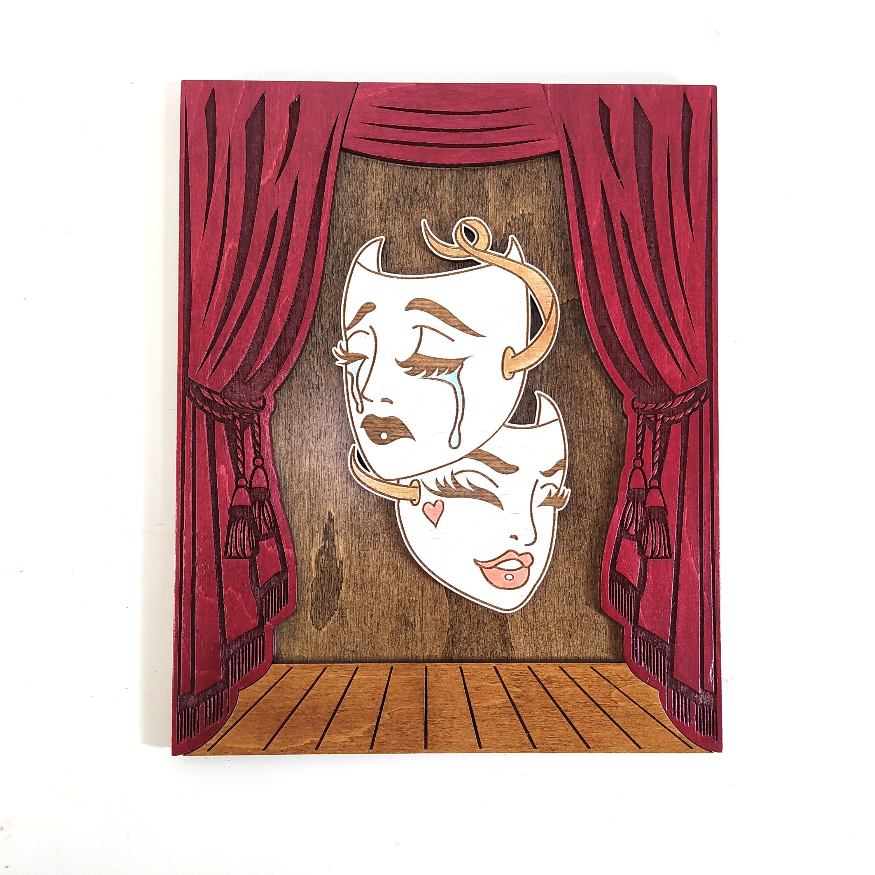 Постер деревянный на стену Мастерская мистера Томаса Жизнь – театр 22,5х18 см (30a9d90d) Постер деревянный на стену Мастерская мистера Томаса Жизнь – театр 22,5х18 см (30a9d90d)