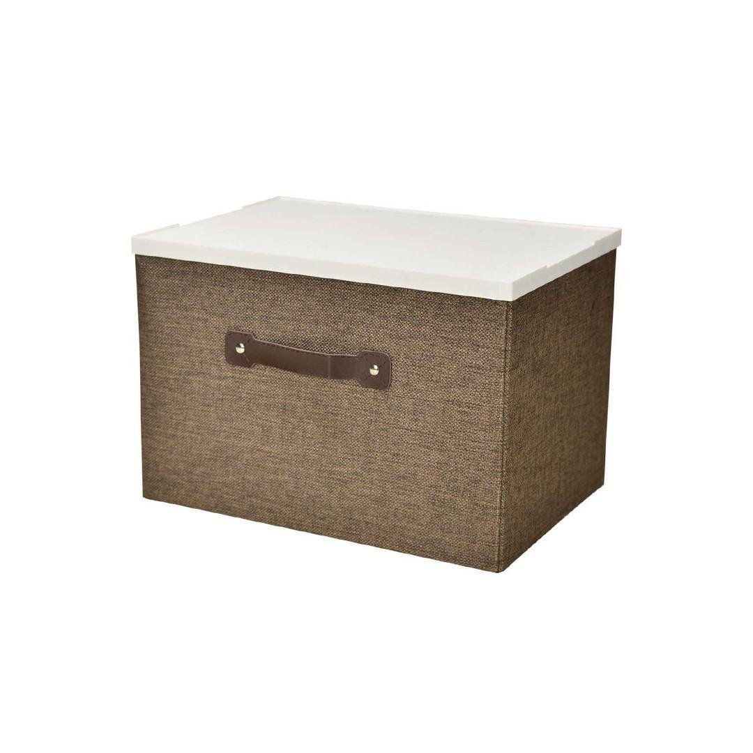 Короб складний Handy Home з пластиковою кришкою 33x23x22 см (EH-01L)