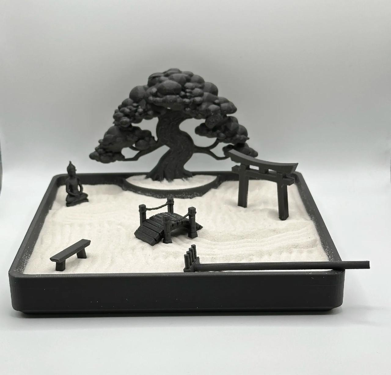 Дзен-сад японський для релаксу та медитації з піском та декором (2652496532) - фото 2 Дзен-сад японський для релаксу та медитації з піском та декором (2652496532) - фото 2