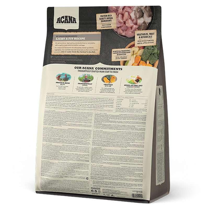 Корм сухий для дорослих собак з надлишковою вагою ACANA Light & Fit Recipe з м'ясом курчат 340 гу (a51235) - фото 10 Корм сухий для дорослих собак з надлишковою вагою ACANA Light & Fit Recipe з м'ясом курчат 340 гу (a51235) - фото 10