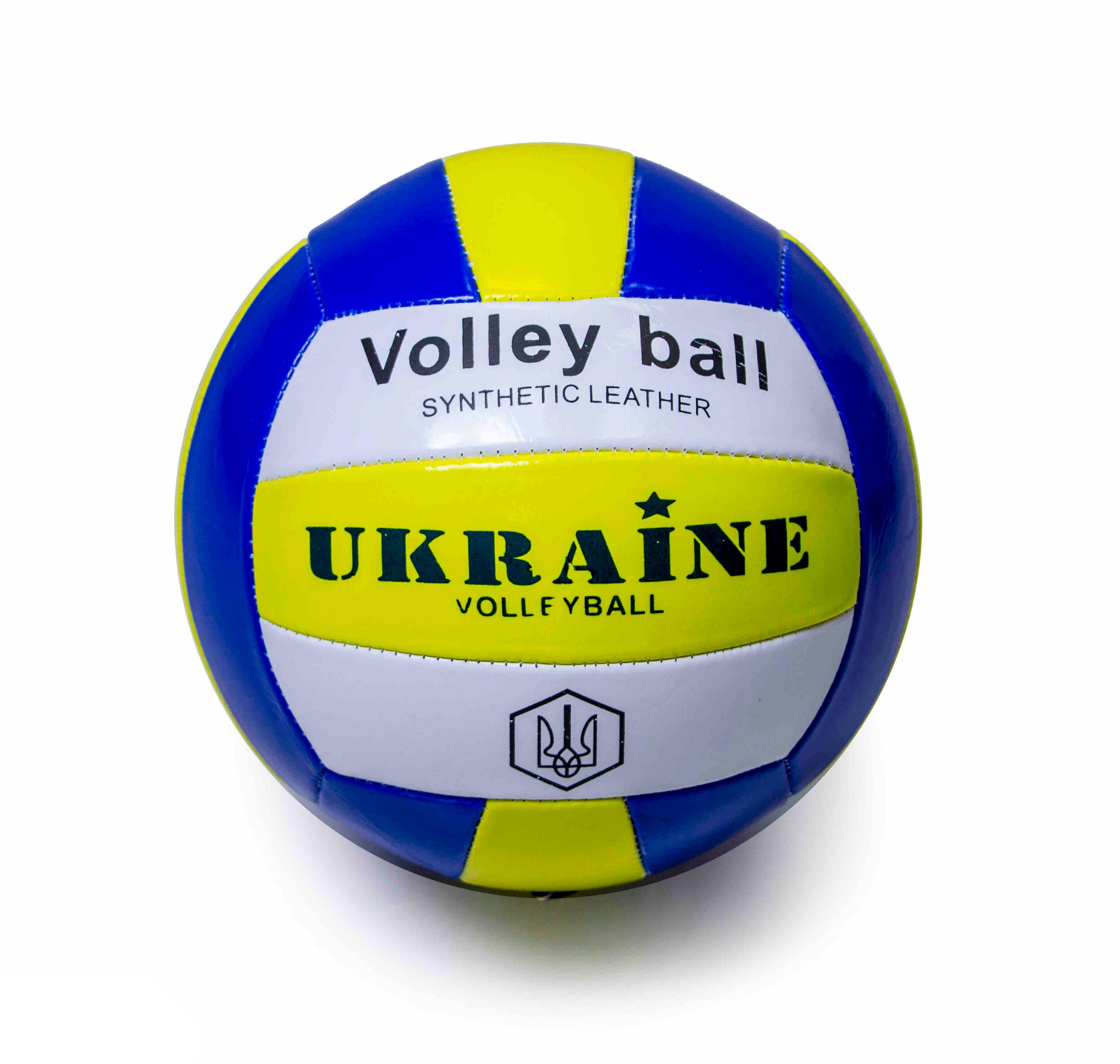 Волейбольний м'яч Li Ping Ukraune р. 5 Жовто-синій (0022-41)