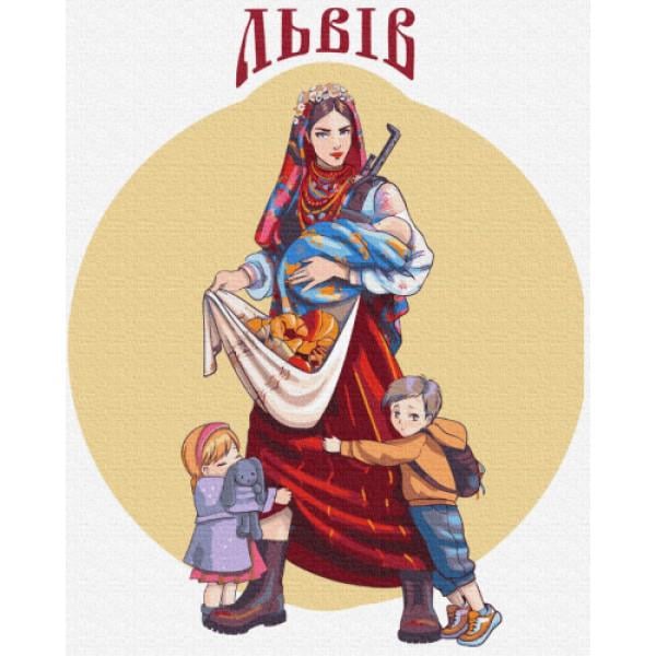 Картина за номерами Brushme Щедрий Львів Захарова Наталія 40x50 см (bs53272) Картина за номерами Brushme Щедрий Львів Захарова Наталія 40x50 см (bs53272)