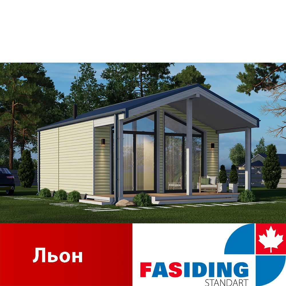 Фасадный виниловый сайдинг FASIDING Лен (345488107) - фото 3 Фасадный виниловый сайдинг FASIDING Лен (345488107) - фото 3