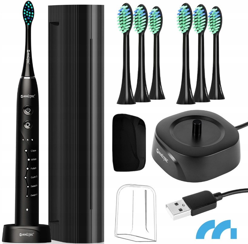 Зубна щітка ультразвукова Maltec Toothie X1 Black - фото 10 Зубна щітка ультразвукова Maltec Toothie X1 Black - фото 10