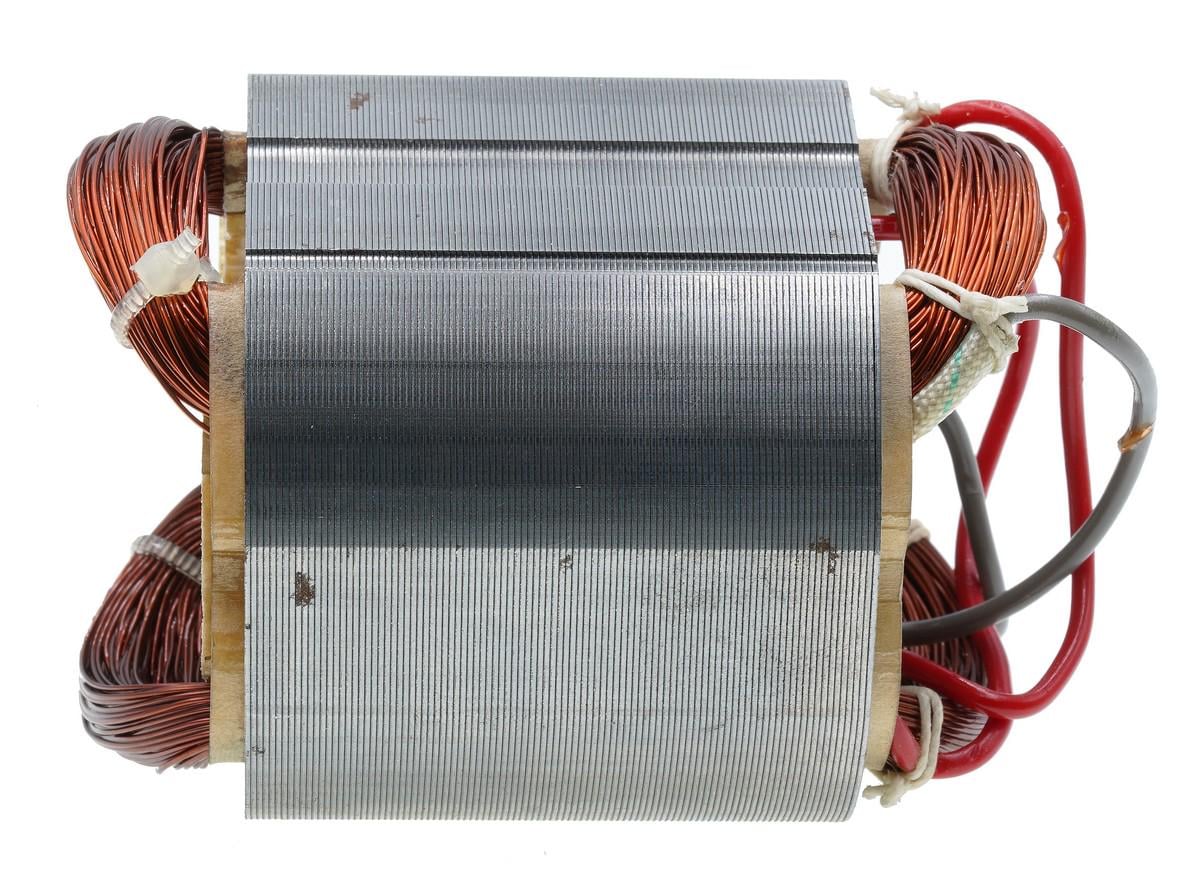 Статор VJ Parts для болгарки УШМ Wintech 125/З-т ЗУШ-125/950 М 53х60 dвн39 L50 (стат392)