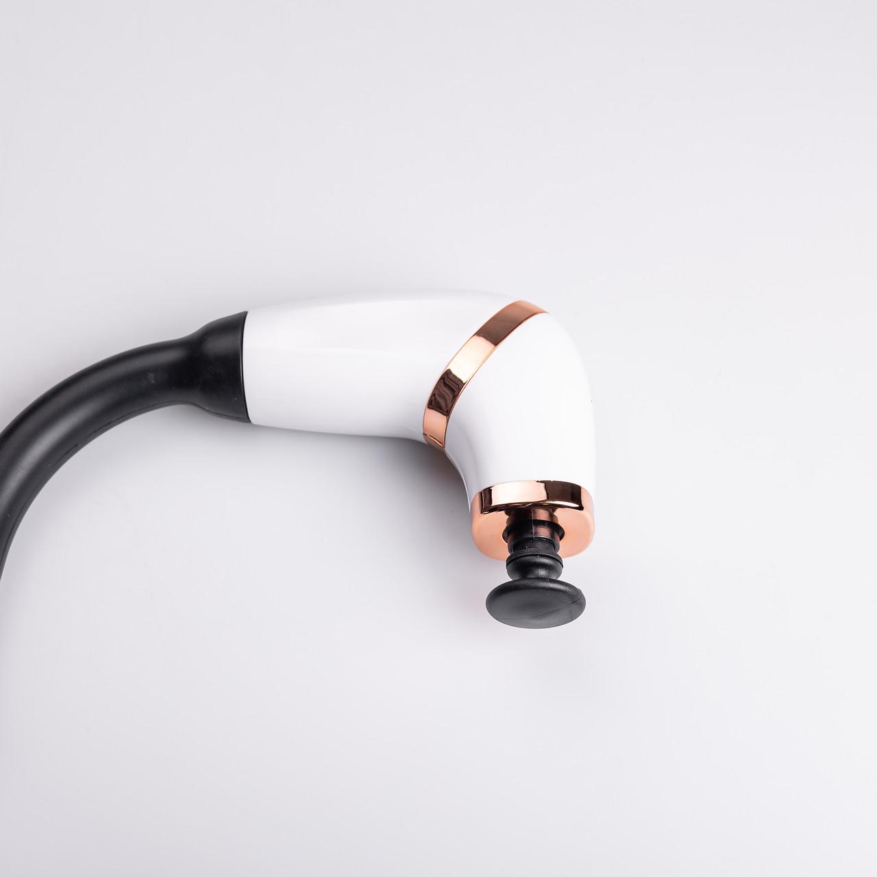 Массажер перкуссионный ручной аккумуляторный 17 Вт зарядка от USB до 3200 об/мин Белый (7214) - фото 5 Массажер перкуссионный ручной аккумуляторный 17 Вт зарядка от USB до 3200 об/мин Белый (7214) - фото 5