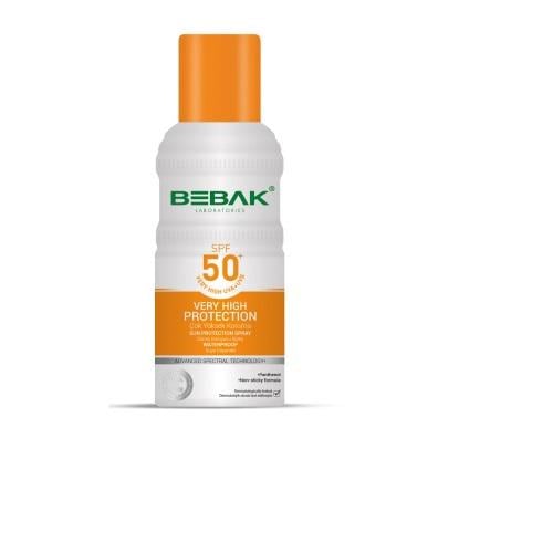 Спрей для тіла Bebak сонцезахисний з SPF 50+150 мл (17514995)