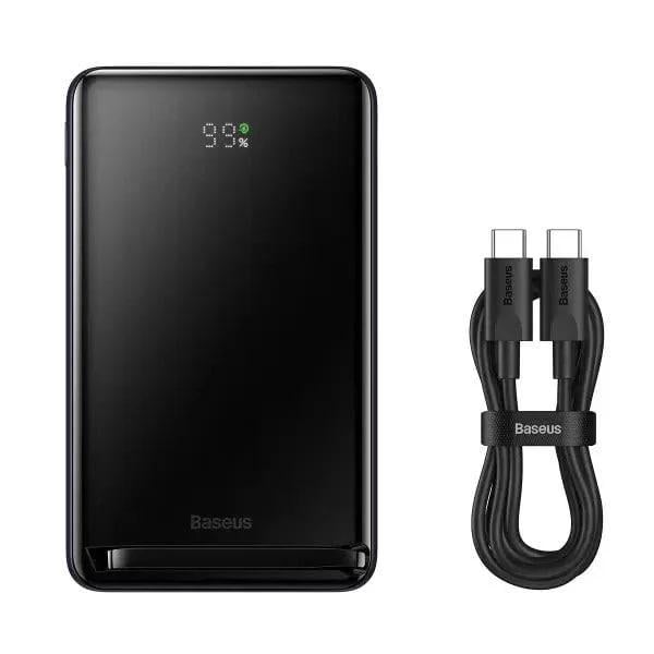 Павербанк з бездротовою зарядкою BASEUS Magnetic Bracket Wireless Fast Charge 10000 mAh 20W 3A QC3.0+PD3.0 Black - фото 4