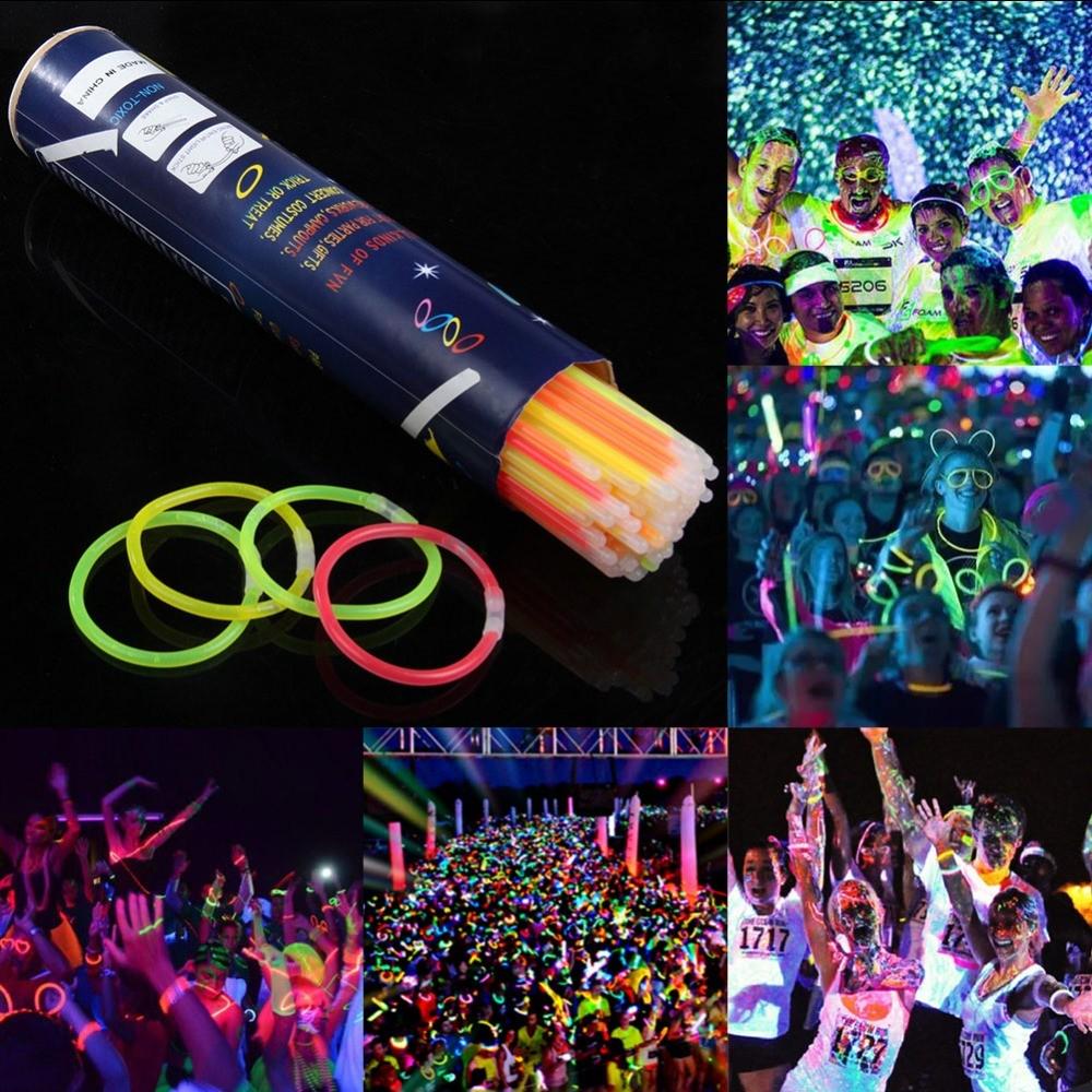 Палички неонові Sofun glow Stick Хіс 100 шт. - фото 7