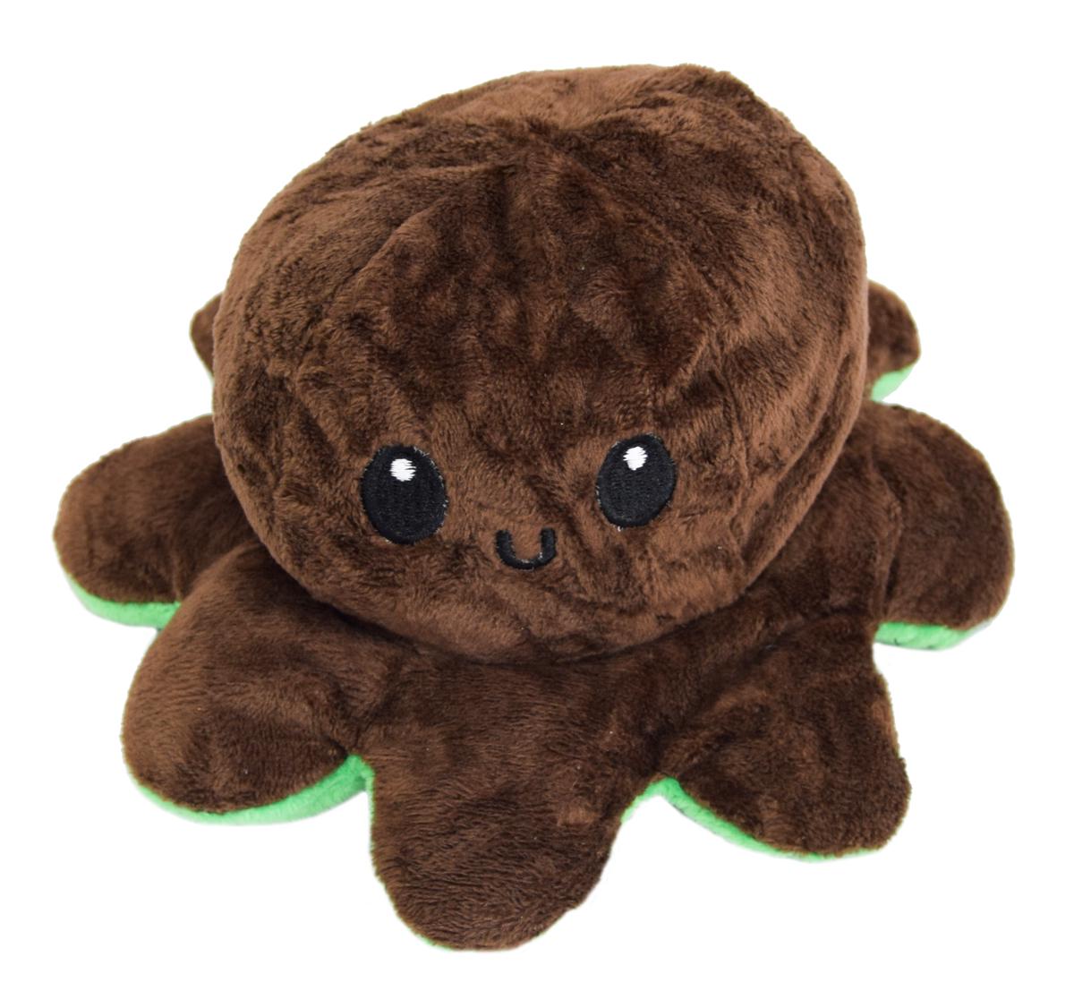 Осьминог игрушка настроение  2в1 № 25 Коричневый/Зеленый (1008631-Other-25)