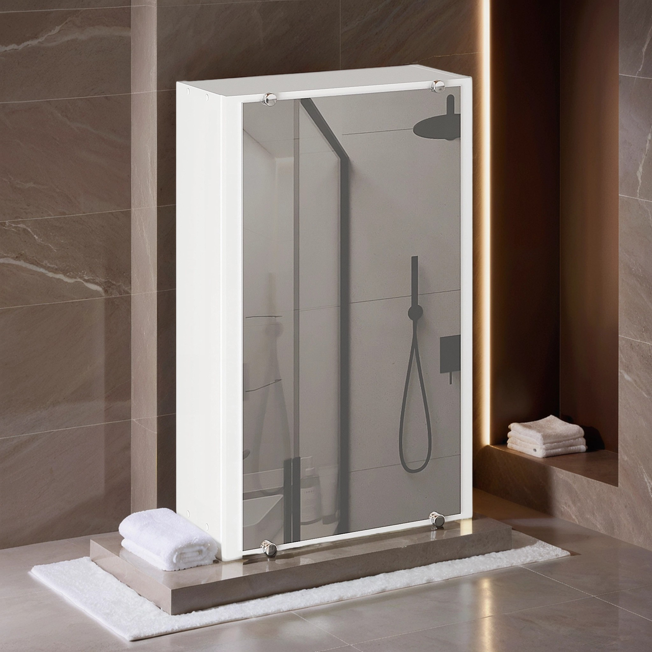 Зеркало настенное Компанит Белый (28834082)