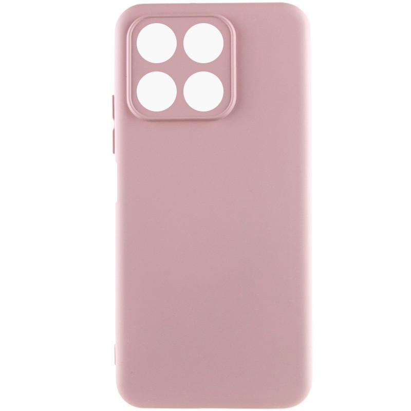 Противоударный чехол Silicone Cover Lakshmi Full Camera (A) для Huawei Honor X8a Розовый / Pink Sand