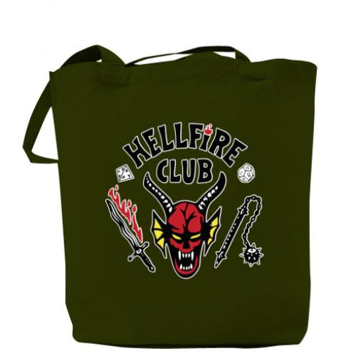Шоппер Hellfire Club 37x41 см Хаки (11179716-23-168811)