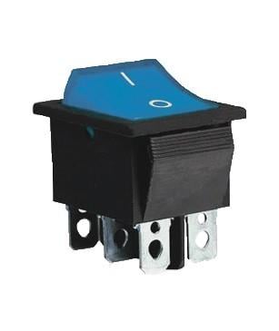 Переключатель TechnoSystems KCD2-202 BL/B Blue (1554871071)