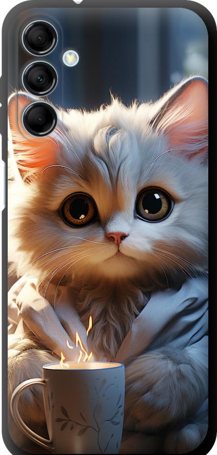 Чехол на Samsung Galaxy M14 M146B White cat (5646b-3038-42517)