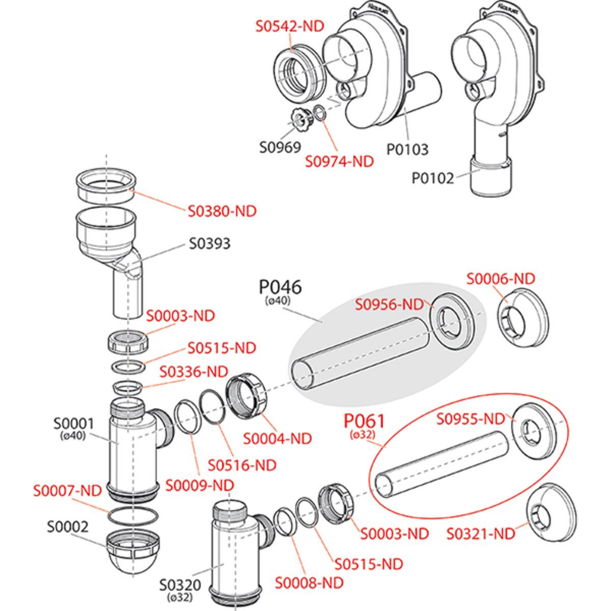 Сифон для писсуара Alcaplast A45C (SW-49055) - фото 2