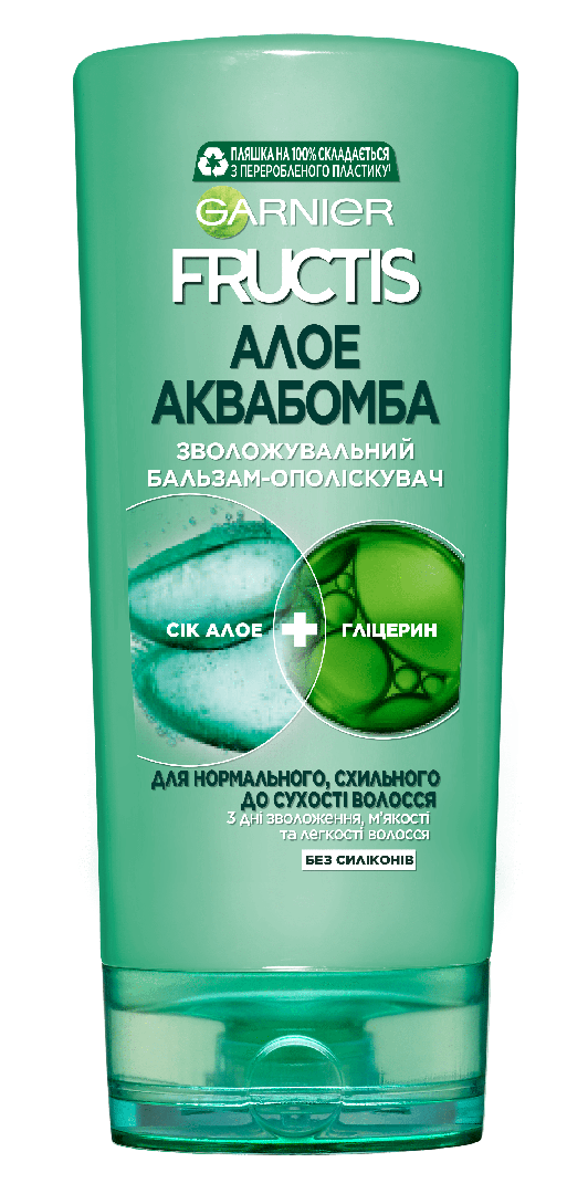 Бальзам для волосся Garnier Fructis Аквабомба Алое 200 мл (2321) - фото 1