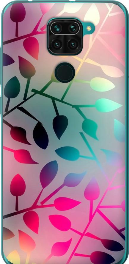 Чехол на Xiaomi Redmi Note 9 Листья (2235t-2017-42517)