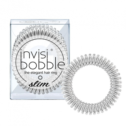 Резинка-браслет для волос Invisibobble Slim Mother of Chrome 3 шт. (1682558299)