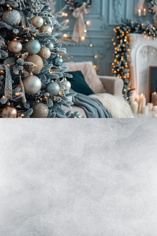 Фотофон виниловый Frontlit стена/пол новогодний 450 г/м2 100x150 см №57504 (57504-100)