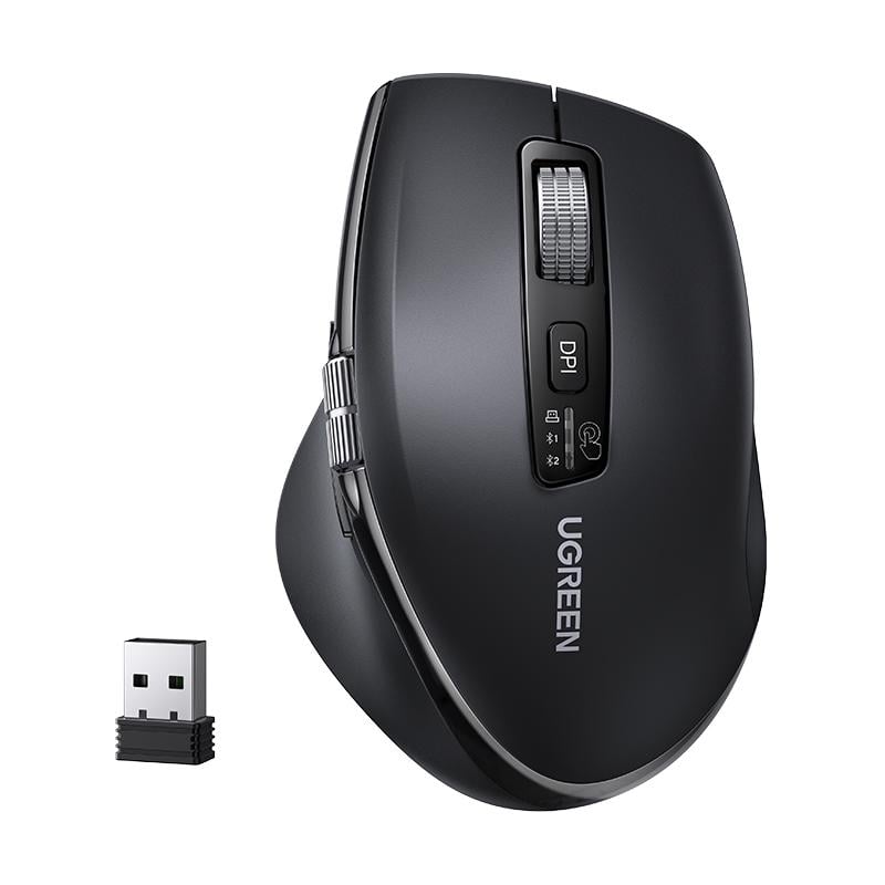 Маніпулятор миша бездротова UGREEN M751 Multi-mode Wireless Mouse Black (UGR-45792)