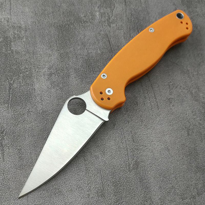 Нож охотничий складной туристический 210 ​​мм Оранжевый (711/1) - фото 2