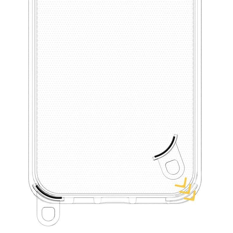 Протиударний Чохол TPU Transparent with Straps для Apple iPhone 12 Pro Max (6.7") Fog - фото 6