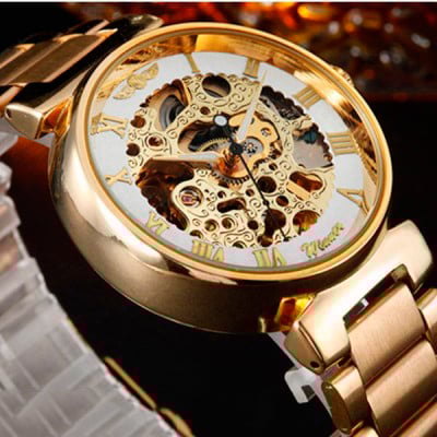 Годинник наручний унісекс Winner Round Gold (7211) - фото 2 Годинник наручний унісекс Winner Round Gold (7211) - фото 2