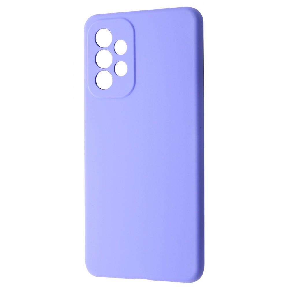 Чехол однотонный WAVE Full Silicone Cover Samsung Galaxy A73 светло-фиолетовый