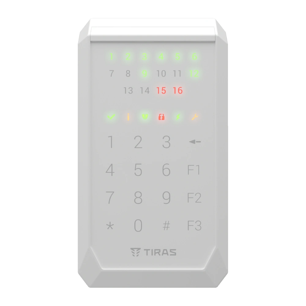 Клавиатура TIRAS K-PAD16 White (99-00010048) - фото 2 Клавиатура TIRAS K-PAD16 White (99-00010048) - фото 2