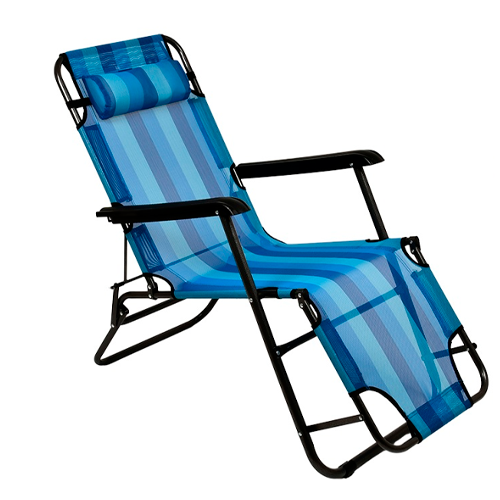 Кресло-шезлонг Stenson MH-3913 M 153x60x80 см Blue (34063331)