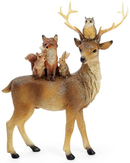 Статуэтка декоративная Лесная композиция 21х7,5х24см (BD-707-227)