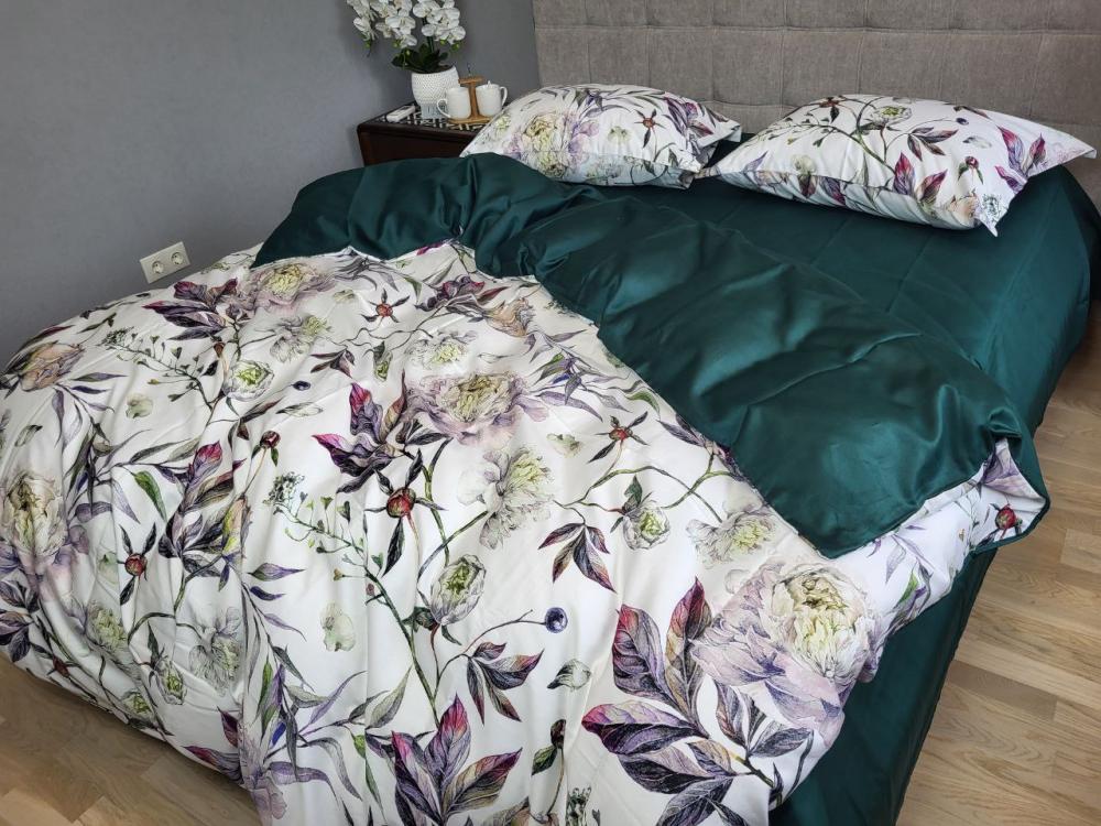 Комплект постельного белья Premium Peonies сатин семейный