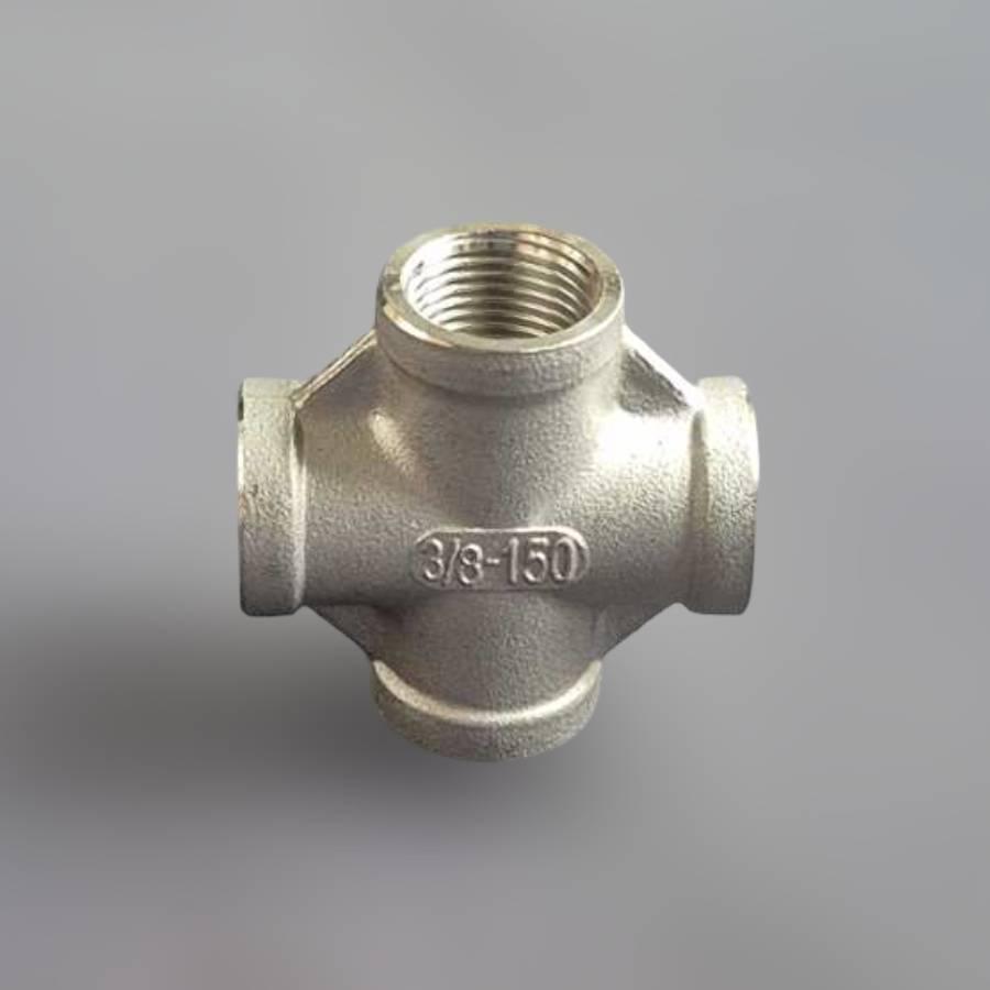 Крестовина DN10 ВР BSPP равнопроходная н/ж сталь AISI304 Class 150 3/8" (29203293) - фото 3 Крестовина DN10 ВР BSPP равнопроходная н/ж сталь AISI304 Class 150 3/8" (29203293) - фото 3