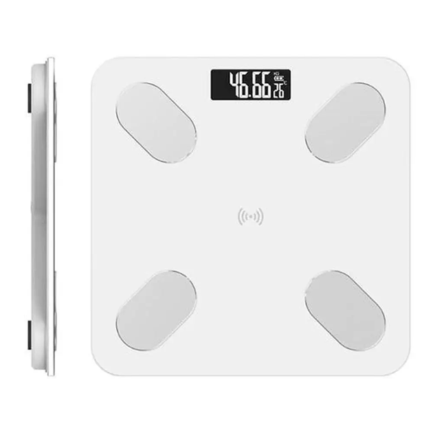 Весы-смарт Smart Scale Bluetooth A1 напольные фитнес 180 кг White (374594) - фото 5