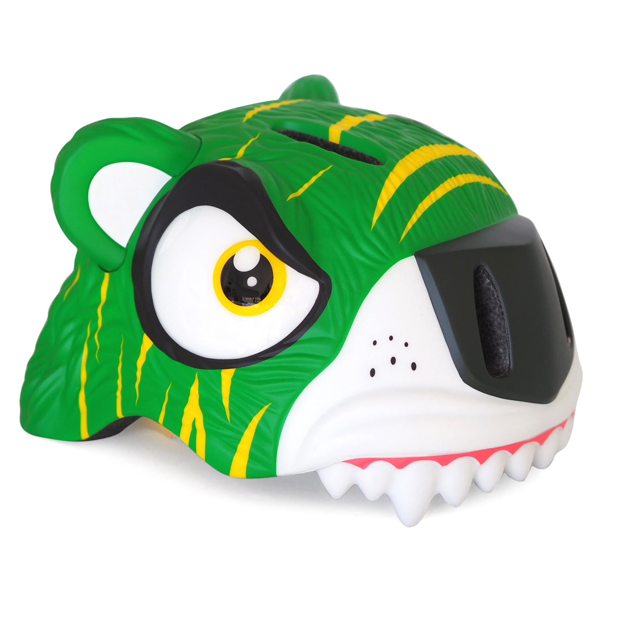 Шлем детский Crazy Safety Green Tiger S (100102-01)