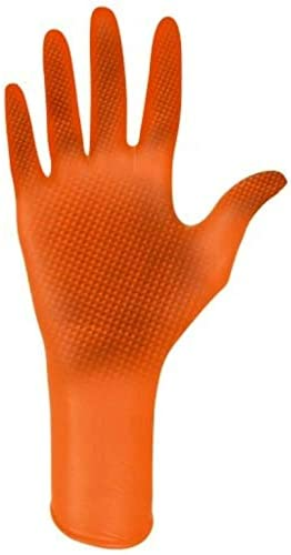 Рукавички Ideal® Grip Nitrile Gloves ХL Orange (9512357) - фото 2